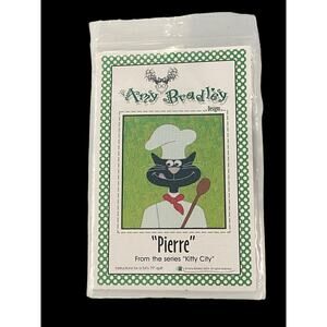 Amy Bradley Quilt Block Pattern “PIERRE” From the KITTY CITY Series 2003